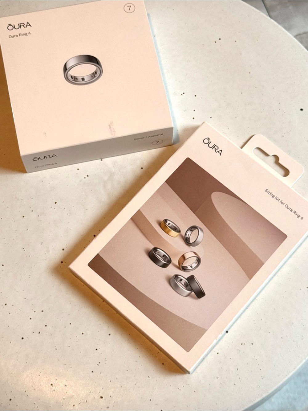 OURA RING GEN 4 (Silver) Size 7